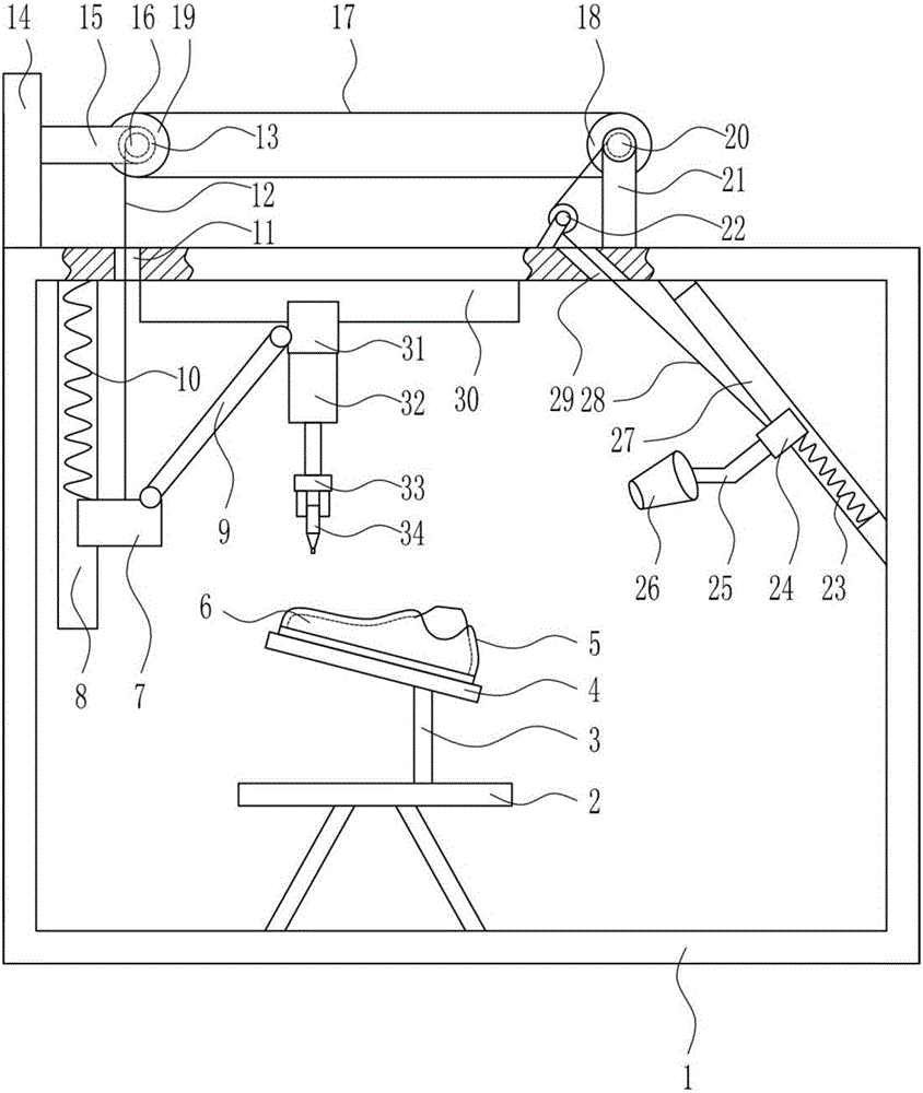 Precision vamp marking device