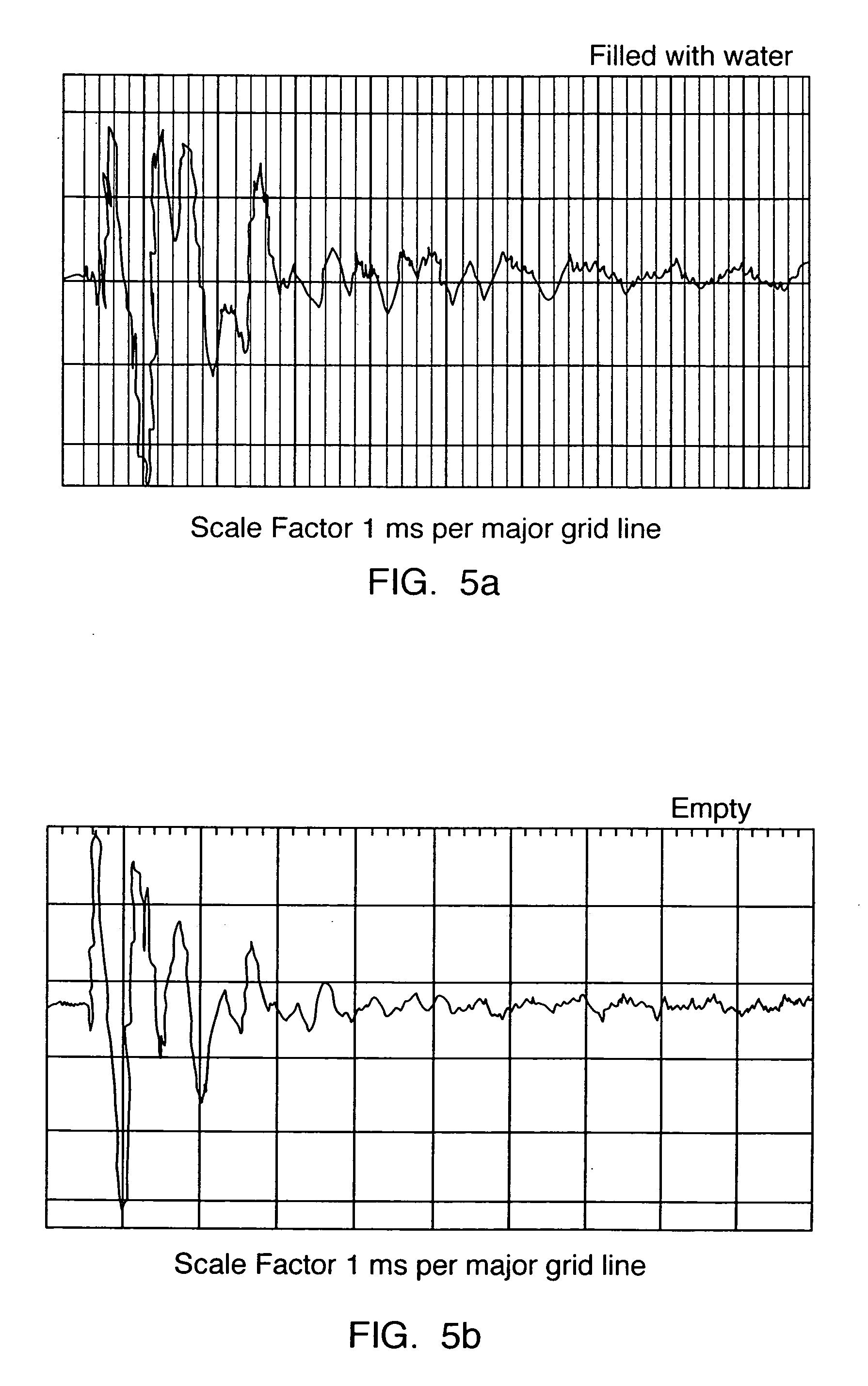 Non-invasive method for detecting and measuring filling material in vessels