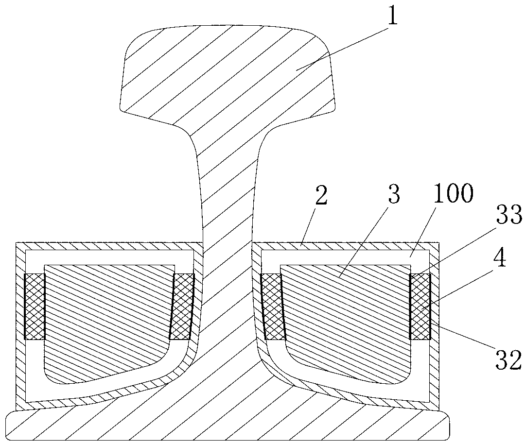 Rail vibration absorber