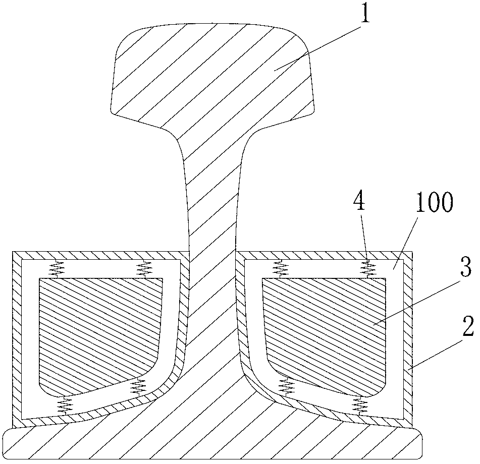 Rail vibration absorber