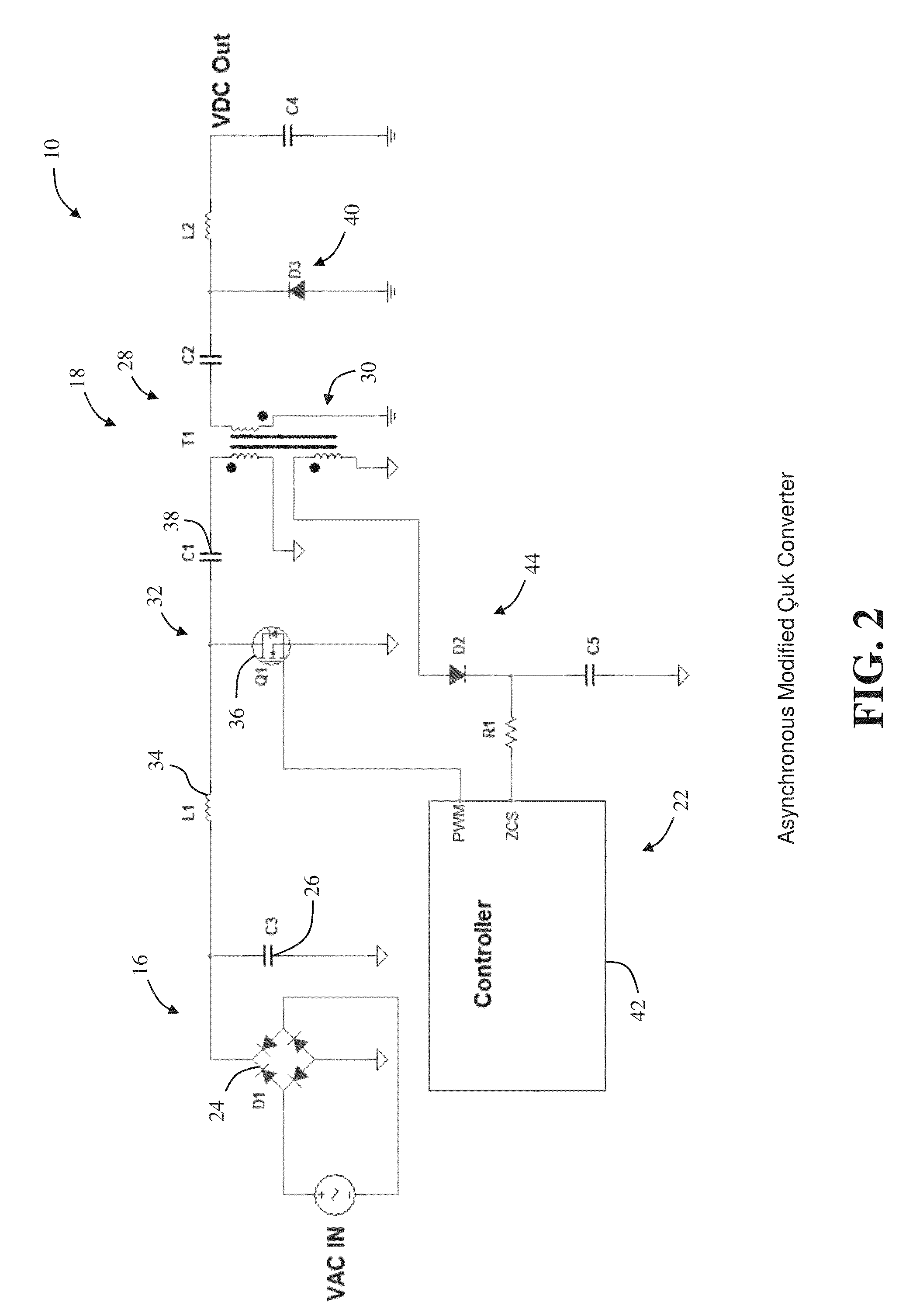 Electrical circuit for delivering power to consumer electronic devices