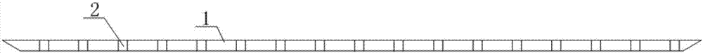 Hollow pile containing food-grade sponge for rapid reduction and decomposition of urban accumulated water