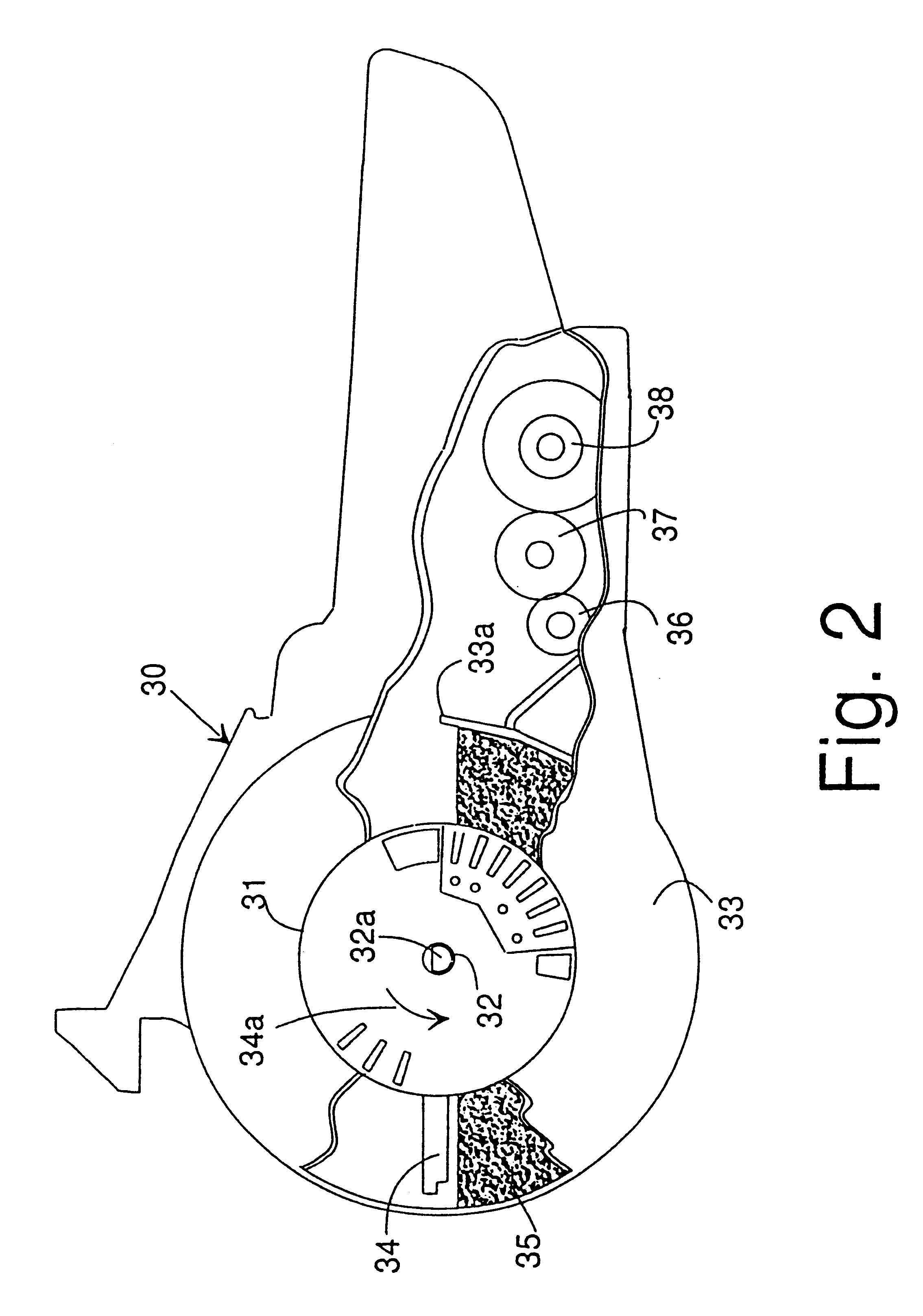 Encoded wheel for a toner cartridge