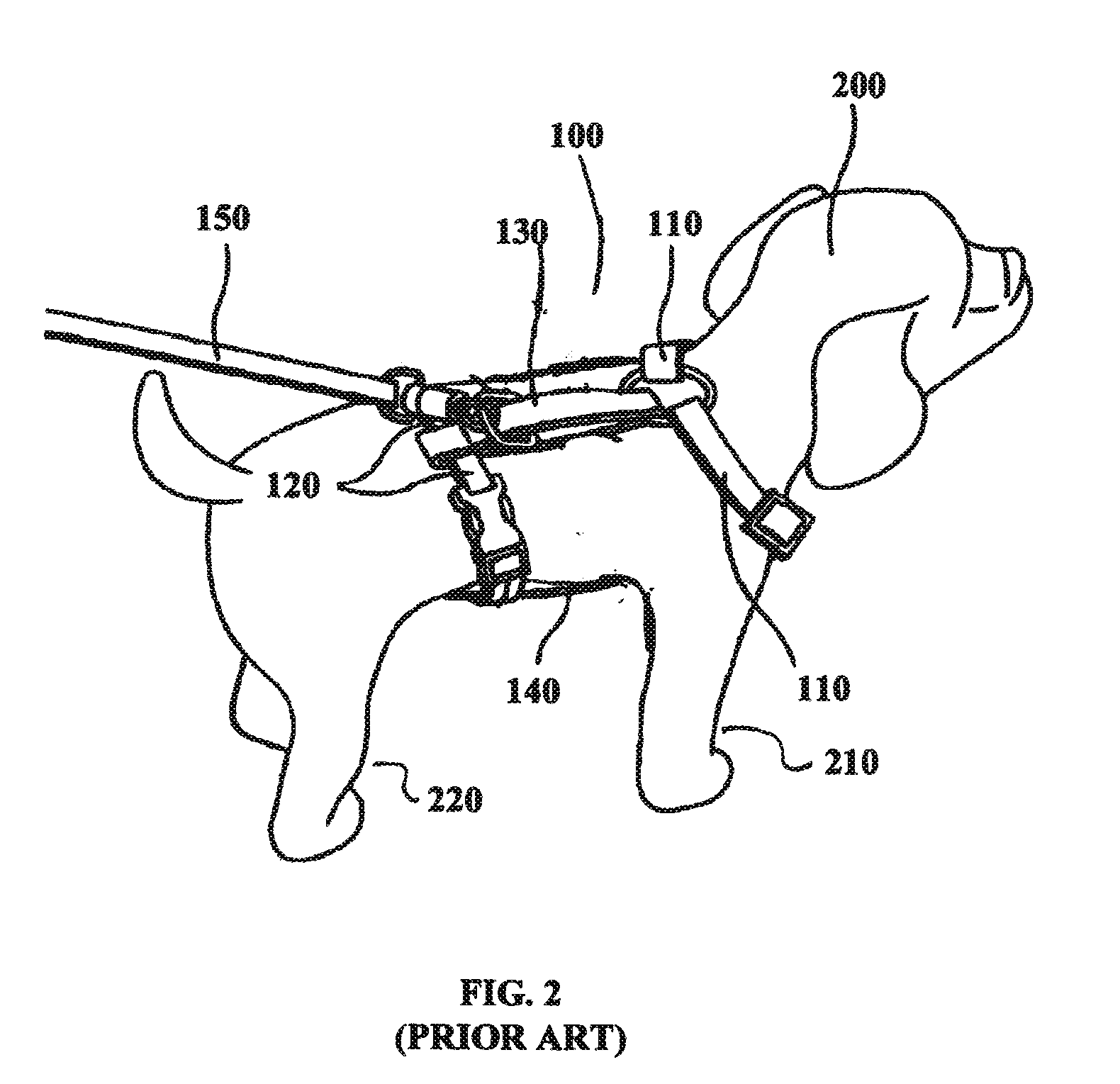 Non-choking harness for pet