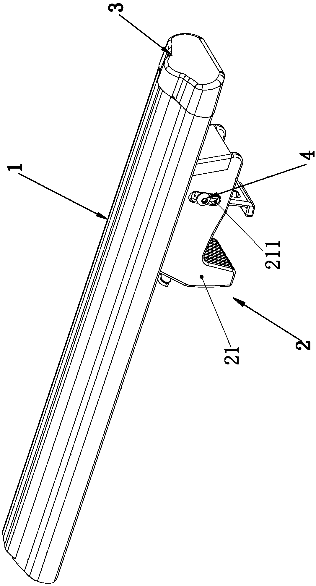 Vehicle-mounted luggage rack crossbar assembly