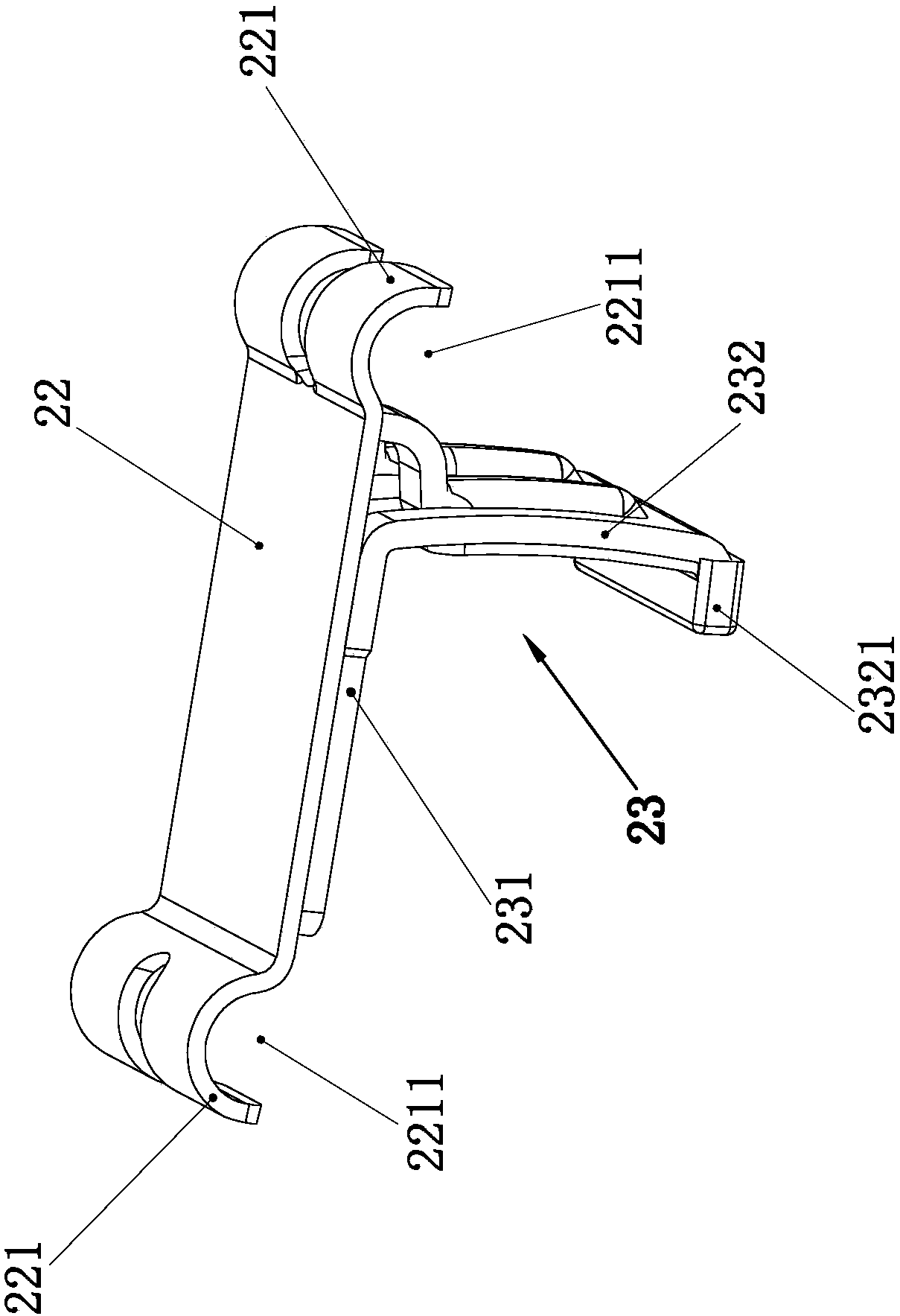 Vehicle-mounted luggage rack crossbar assembly