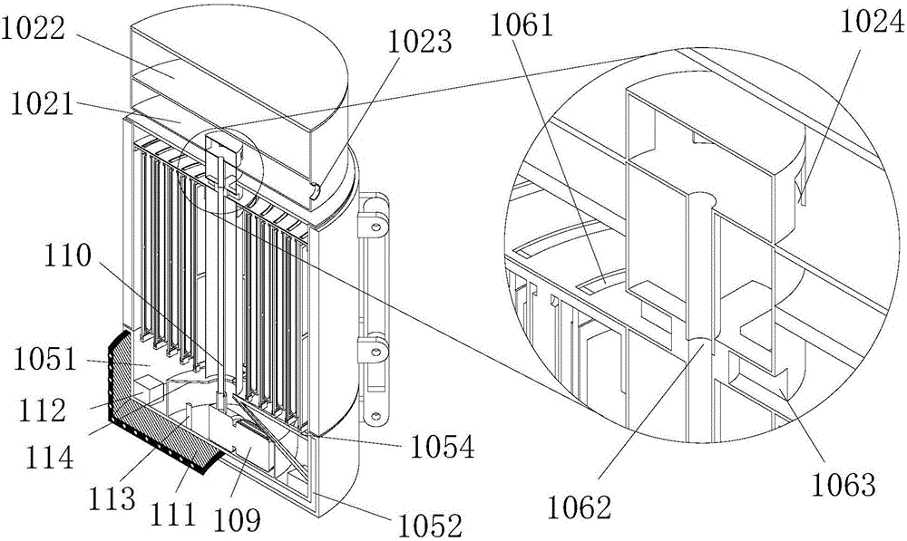 Photocatalytic water purifier based on solar energy driving