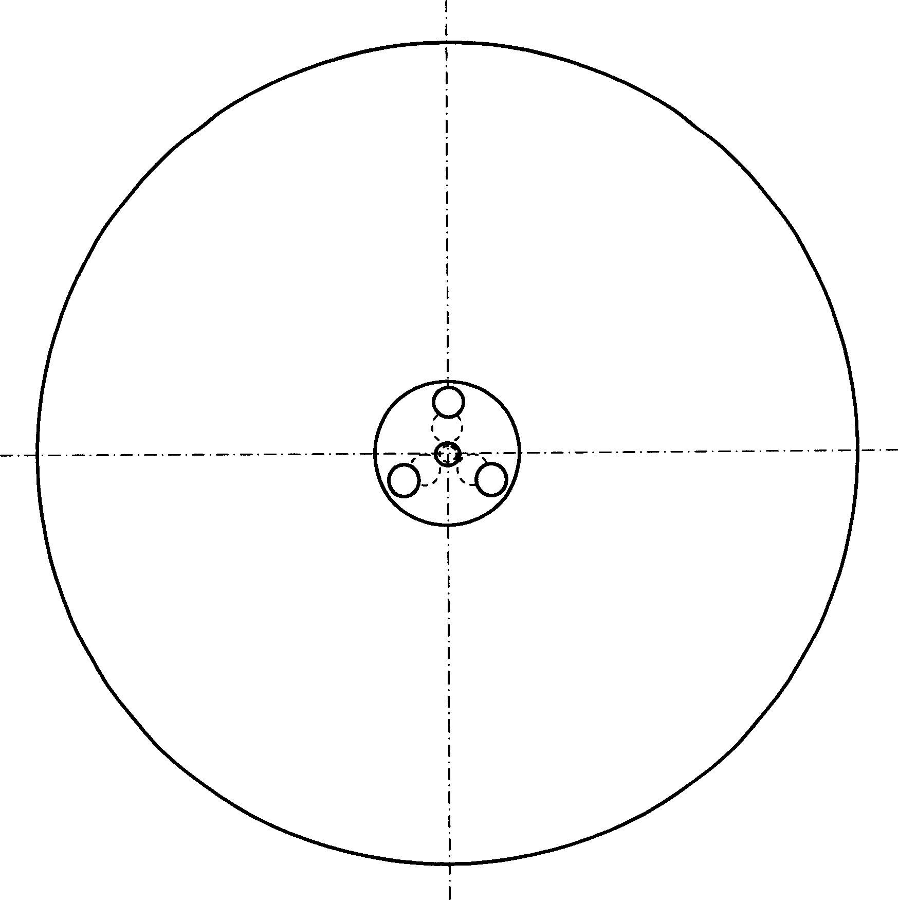 Externally loading centroid adjuster of air-floating rotating table