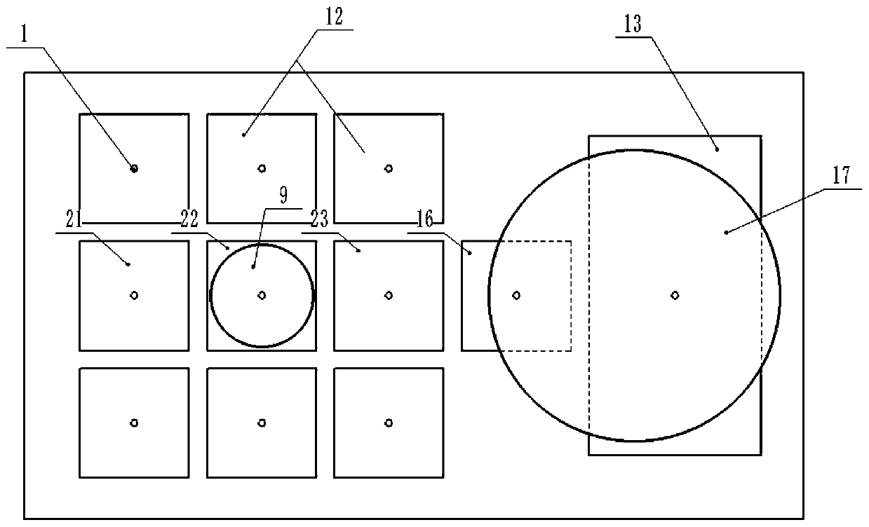 Double-layer DMF chip rapidly prepared based on polymer composite film and preparation method