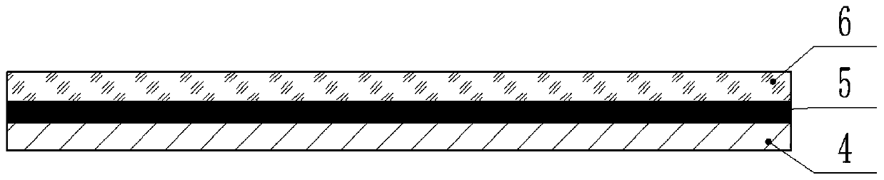 Double-layer DMF chip rapidly prepared based on polymer composite film and preparation method