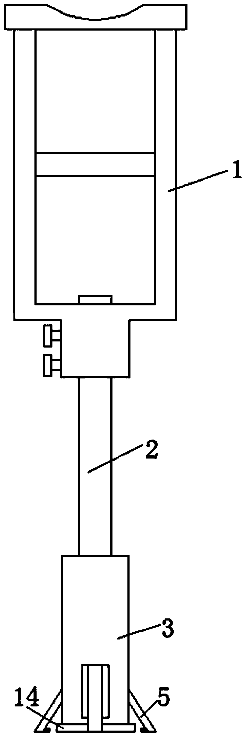 Multi-leg walking stick for orthopedic patient and use method