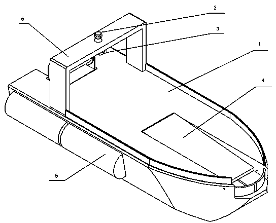 Novel maritime search and rescue unmanned ship and search and rescue method thereof