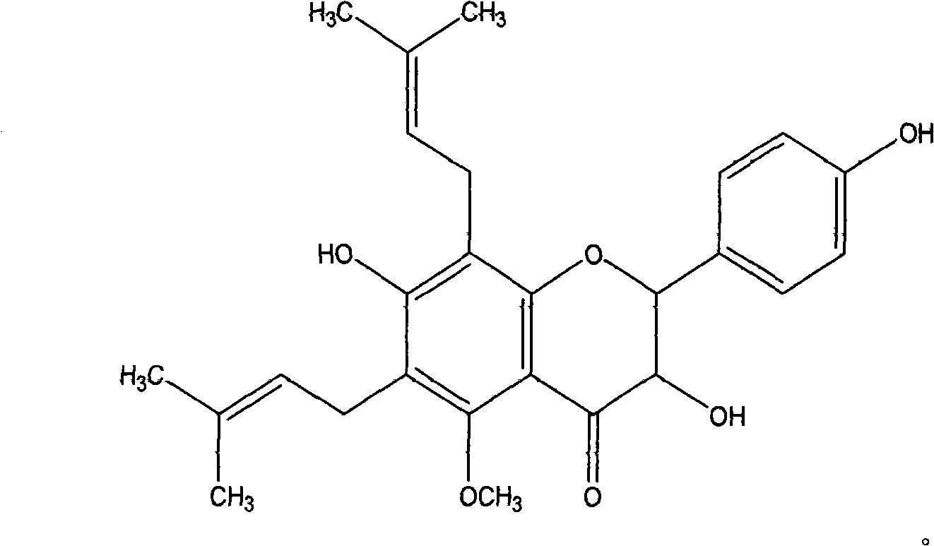 Eriosema chinense isoflavoid extract and extraction method and application thereof