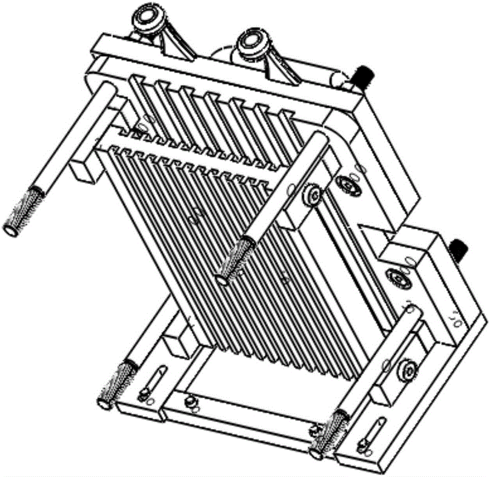 Cell clamp with pass line ring