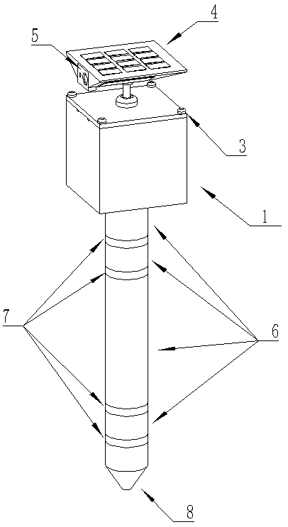 Device and method for in-situ soil salinity detection