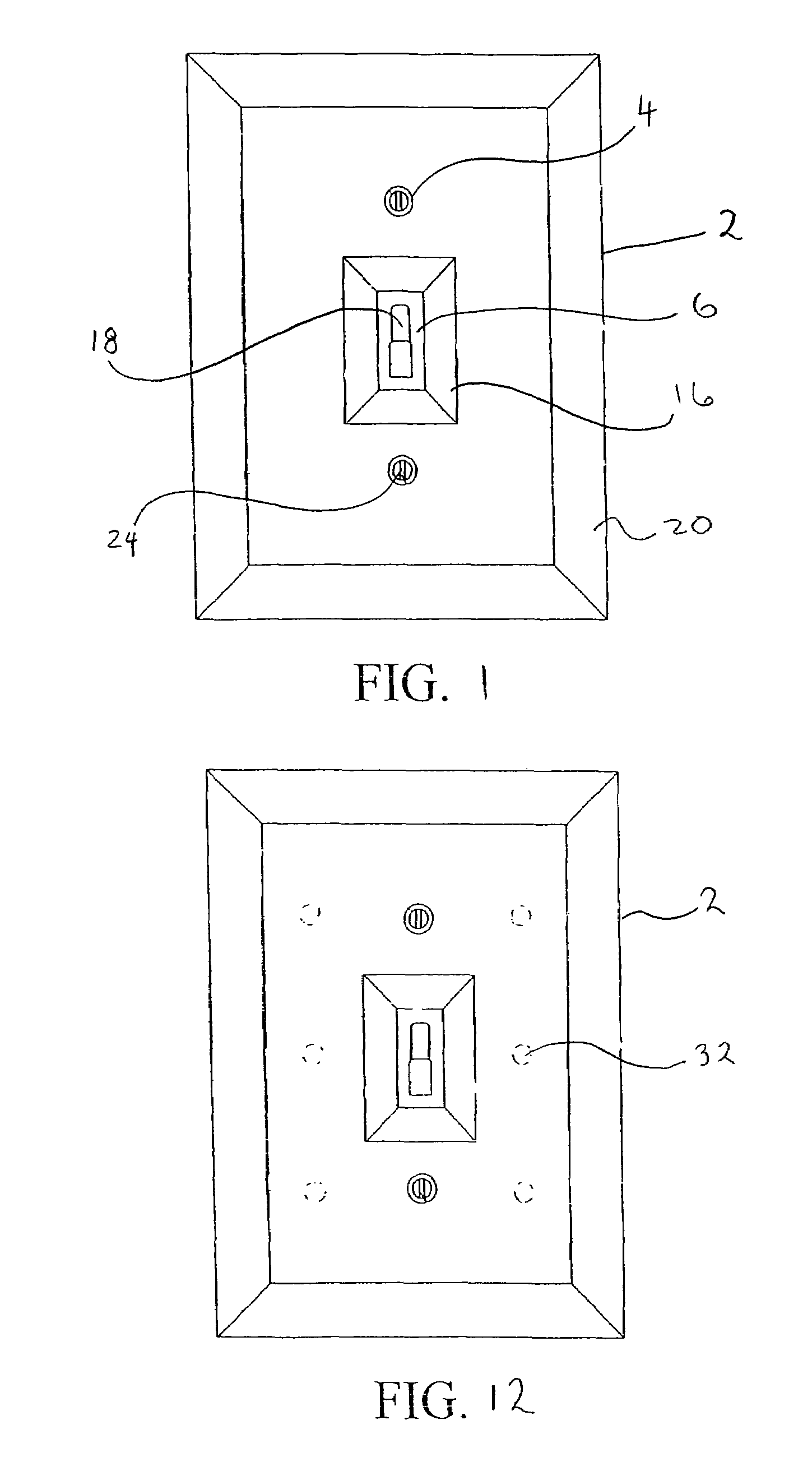 Illuminated electrical box cover plate