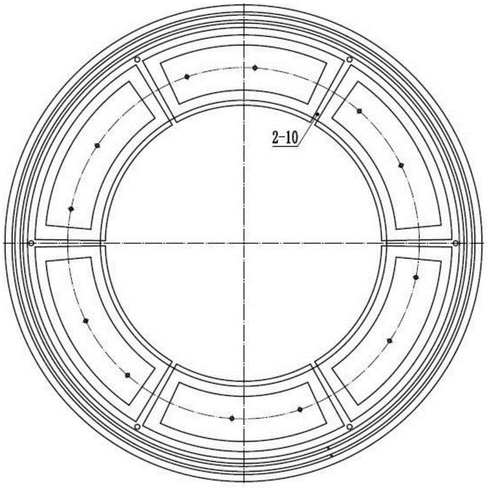 Thin-wall high-precision static-pressure rotation workbench structure