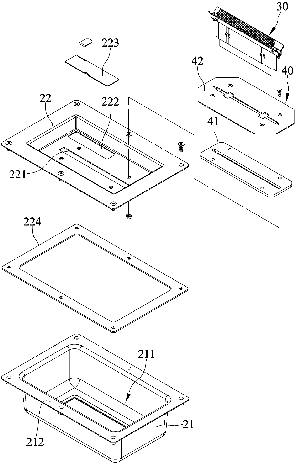 Combustion device with a heat dissipation and heat insulation pad