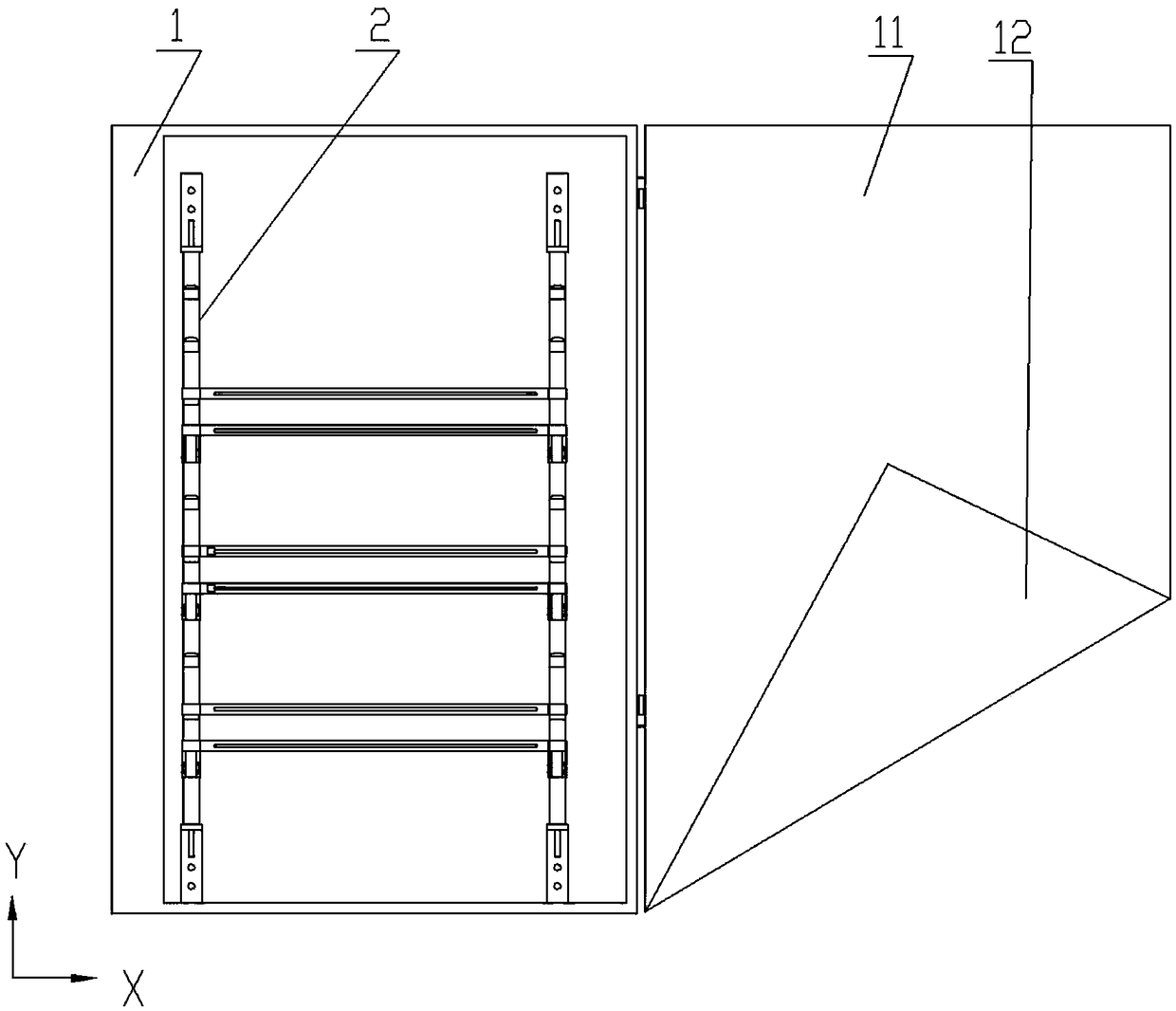 Power distribution cabinet convenient to install