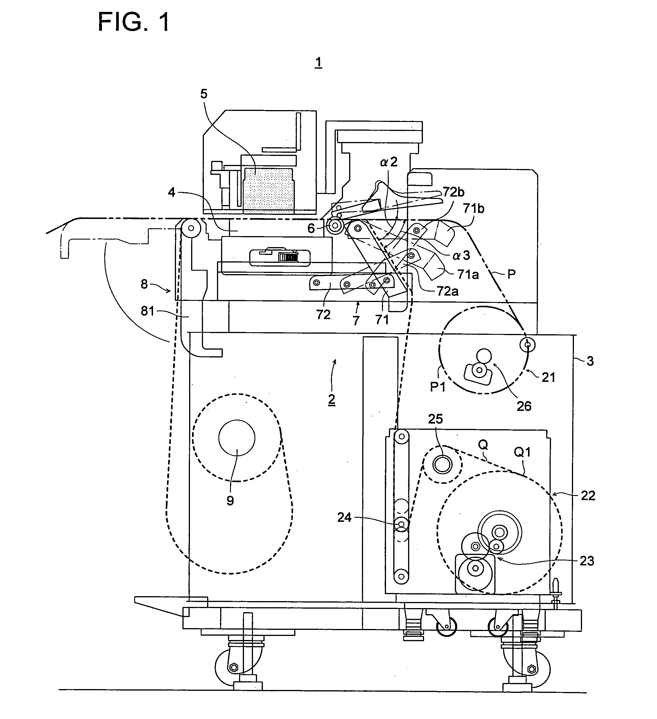 Recording medium conveying device