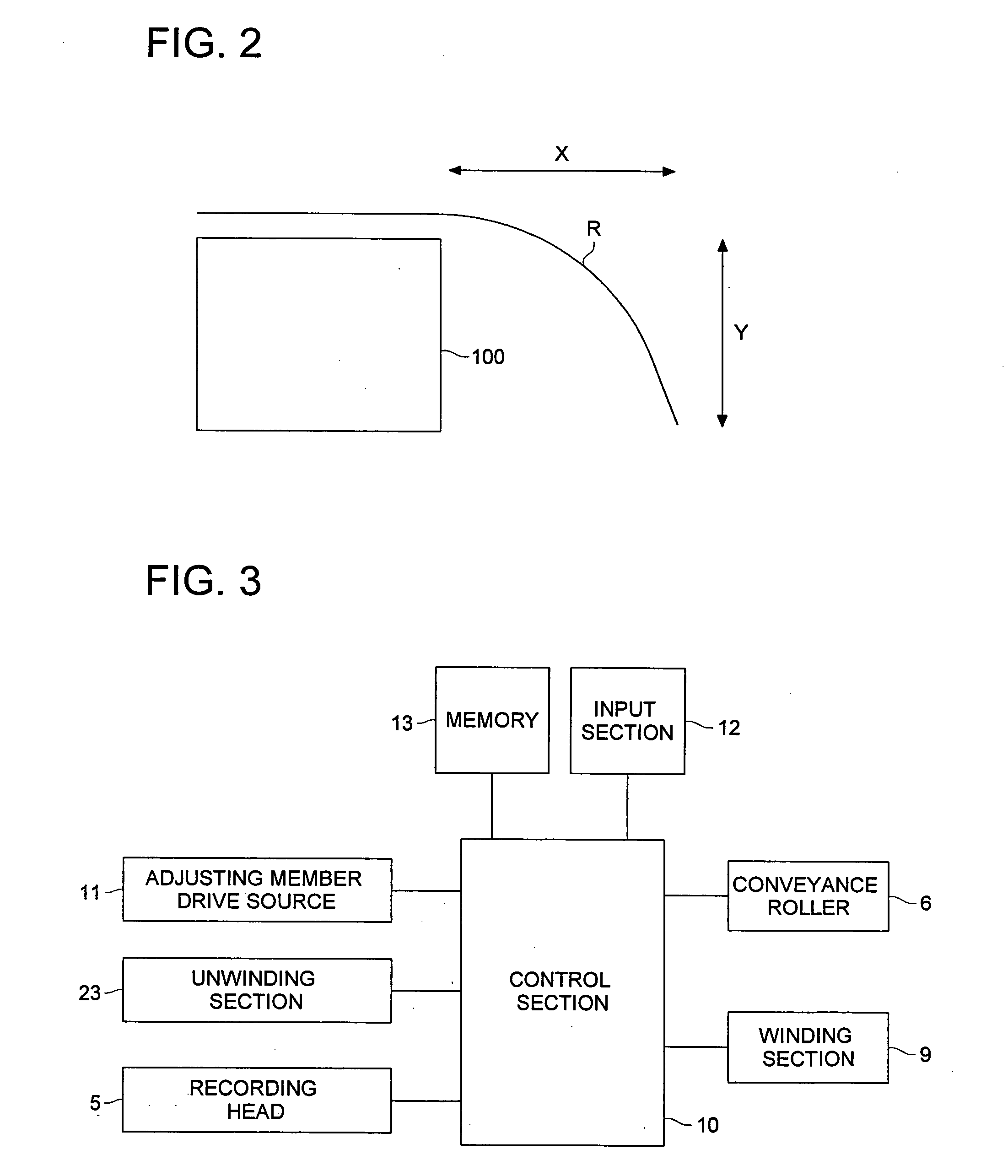 Recording medium conveying device