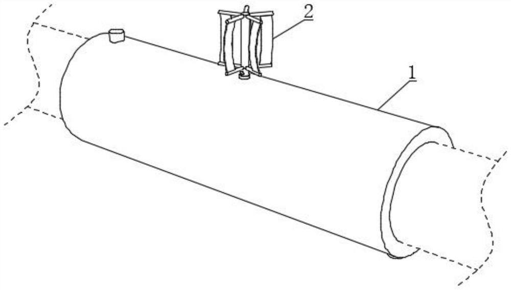 Self-friction heat generation type petroleum pipeline anti-freezing device