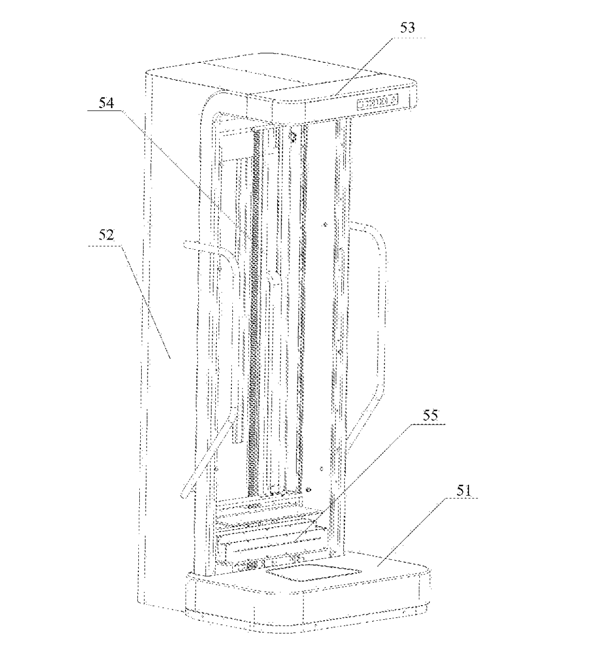 Radiation Residue Scanning Device and System