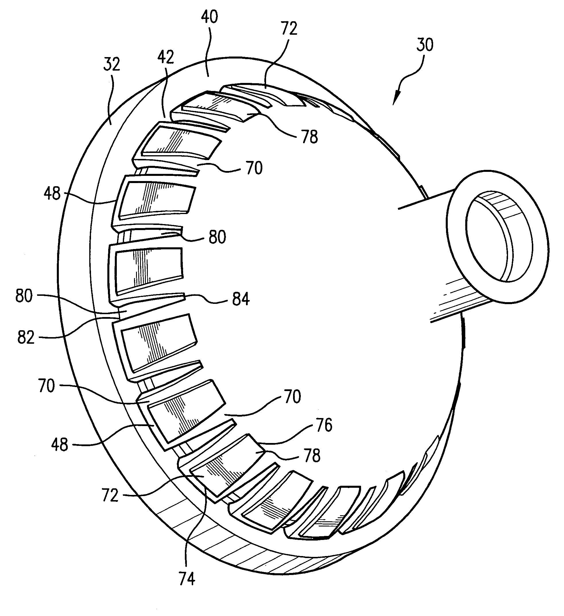 Low insertion force grommet