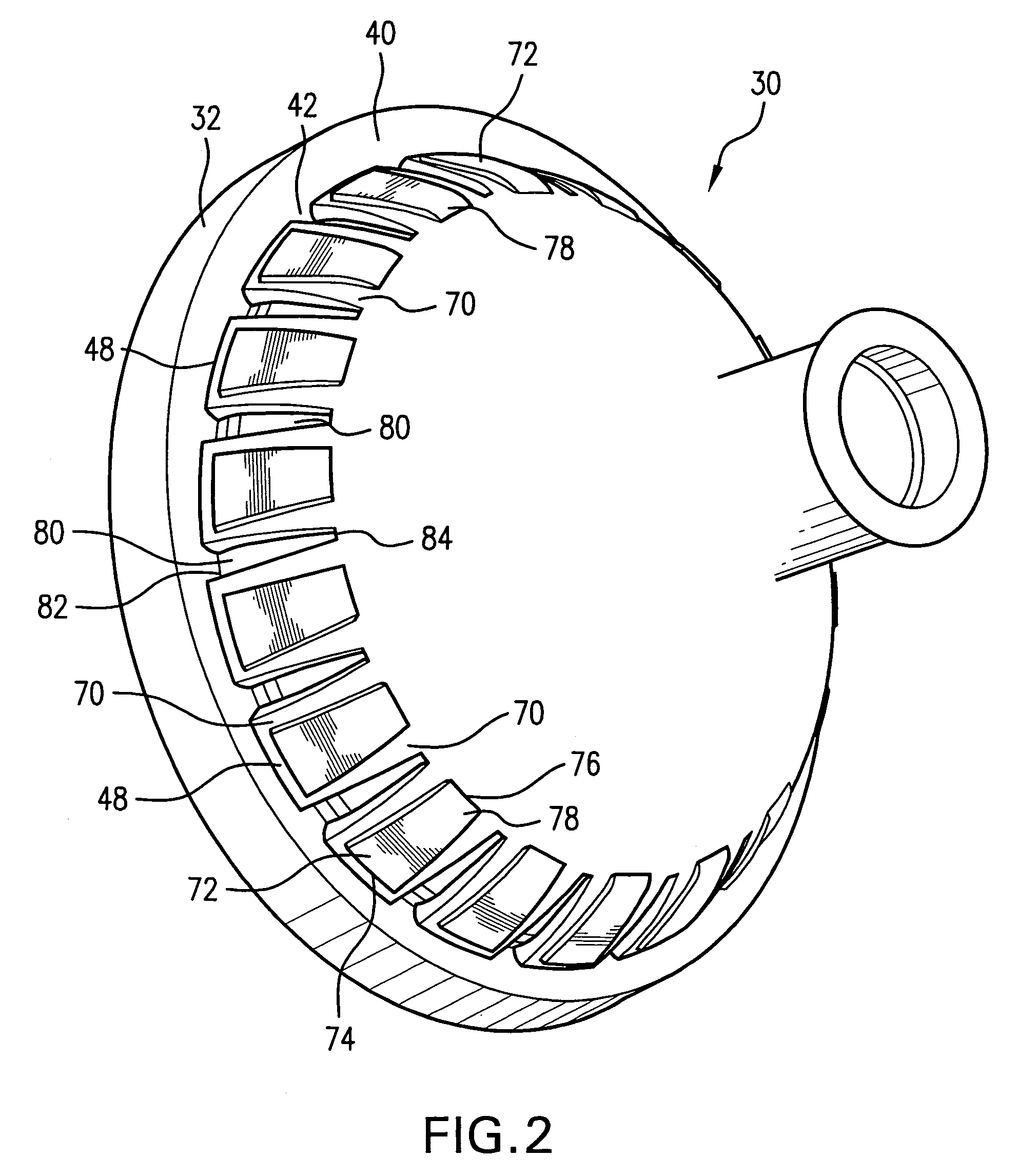 Low insertion force grommet