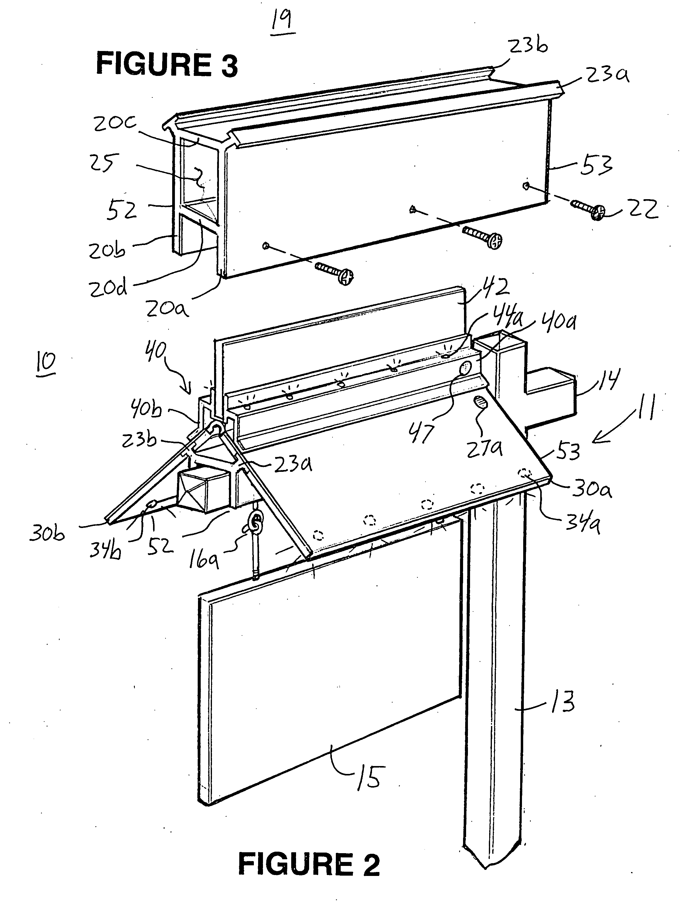 Lighting canopy for advertising sign post