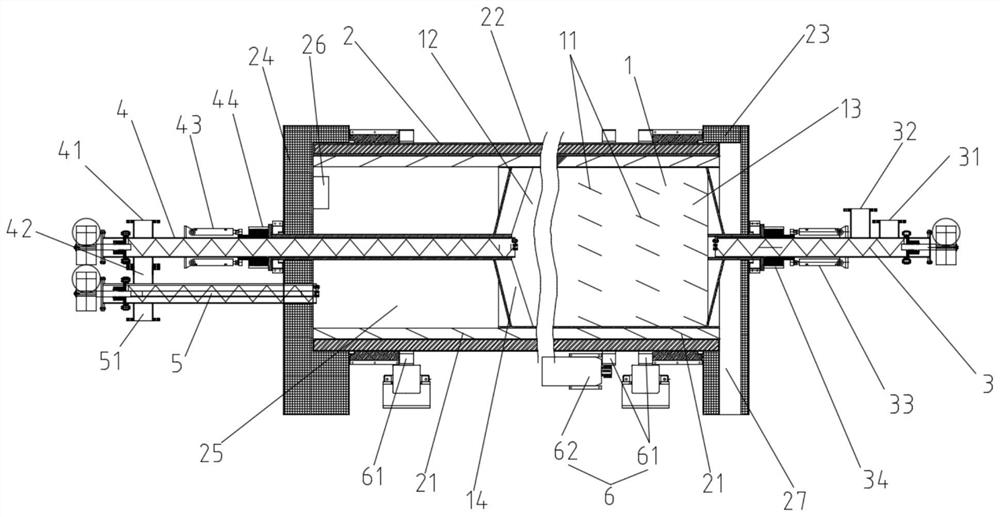 An anaerobic decomposition furnace for domestic waste