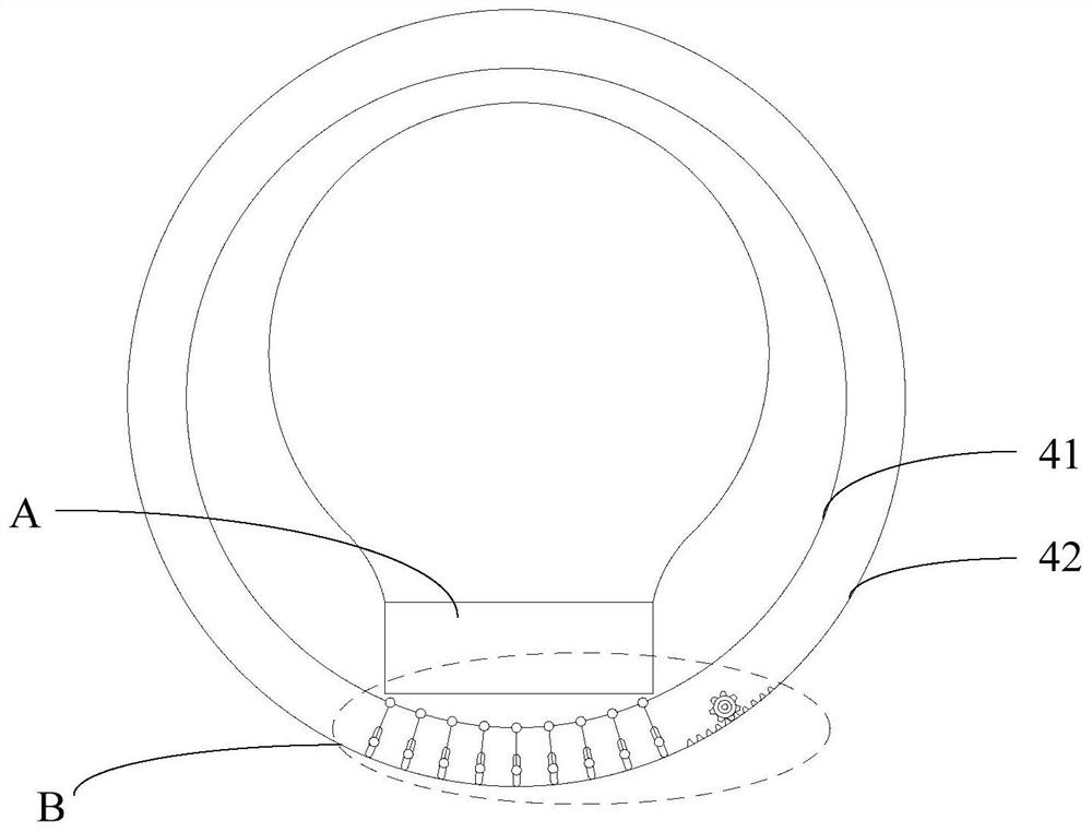 Air guide assembly and air conditioner indoor unit