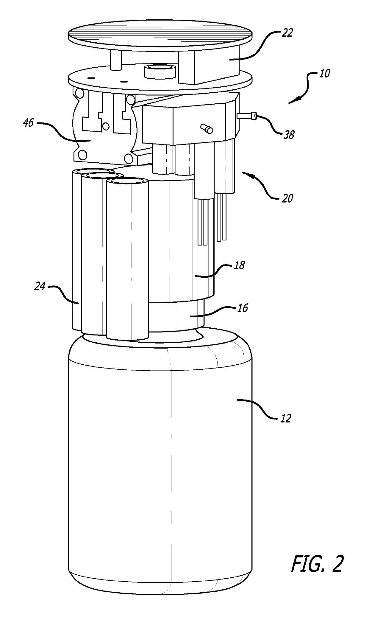 Aircraft lavatory emergency oxygen device