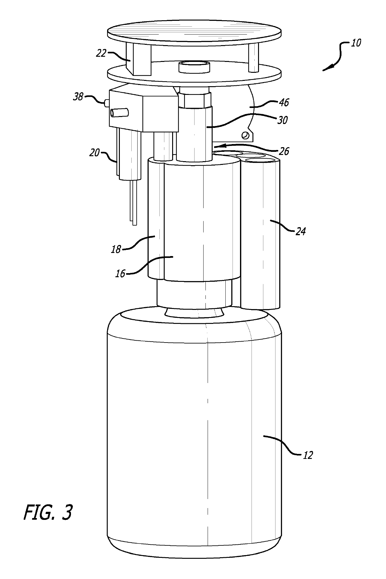 Aircraft lavatory emergency oxygen device