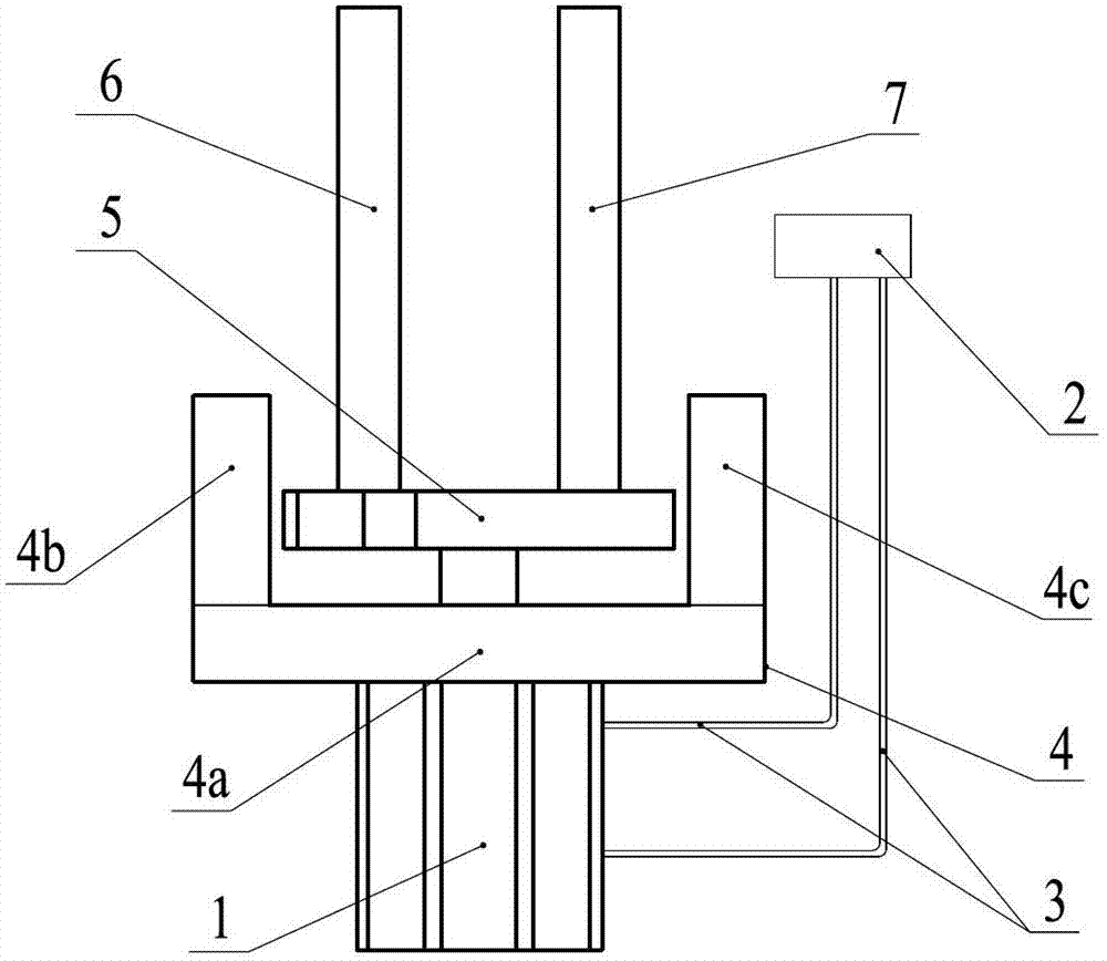 Pneumatic ejecting mechanism of welding jig