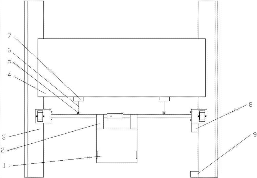 Automatic elevator guide track gauge and perpendicularity measurer