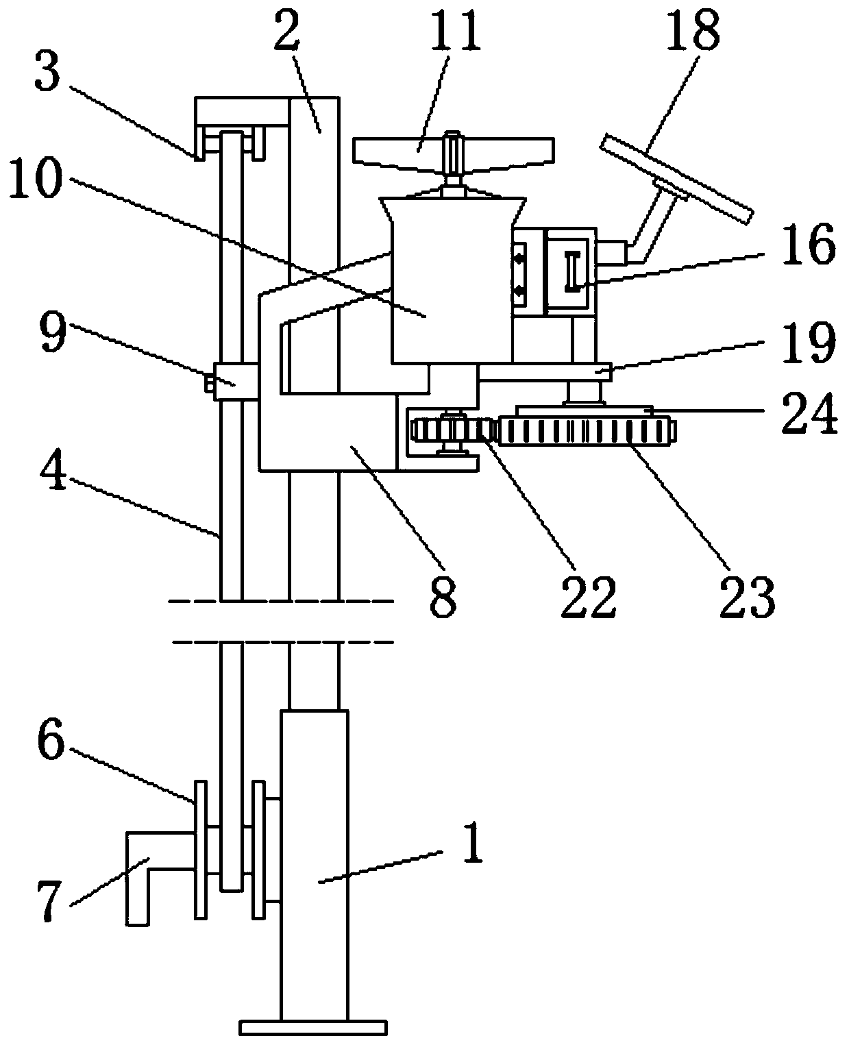 Street lamp with rainwater interception cleaning function