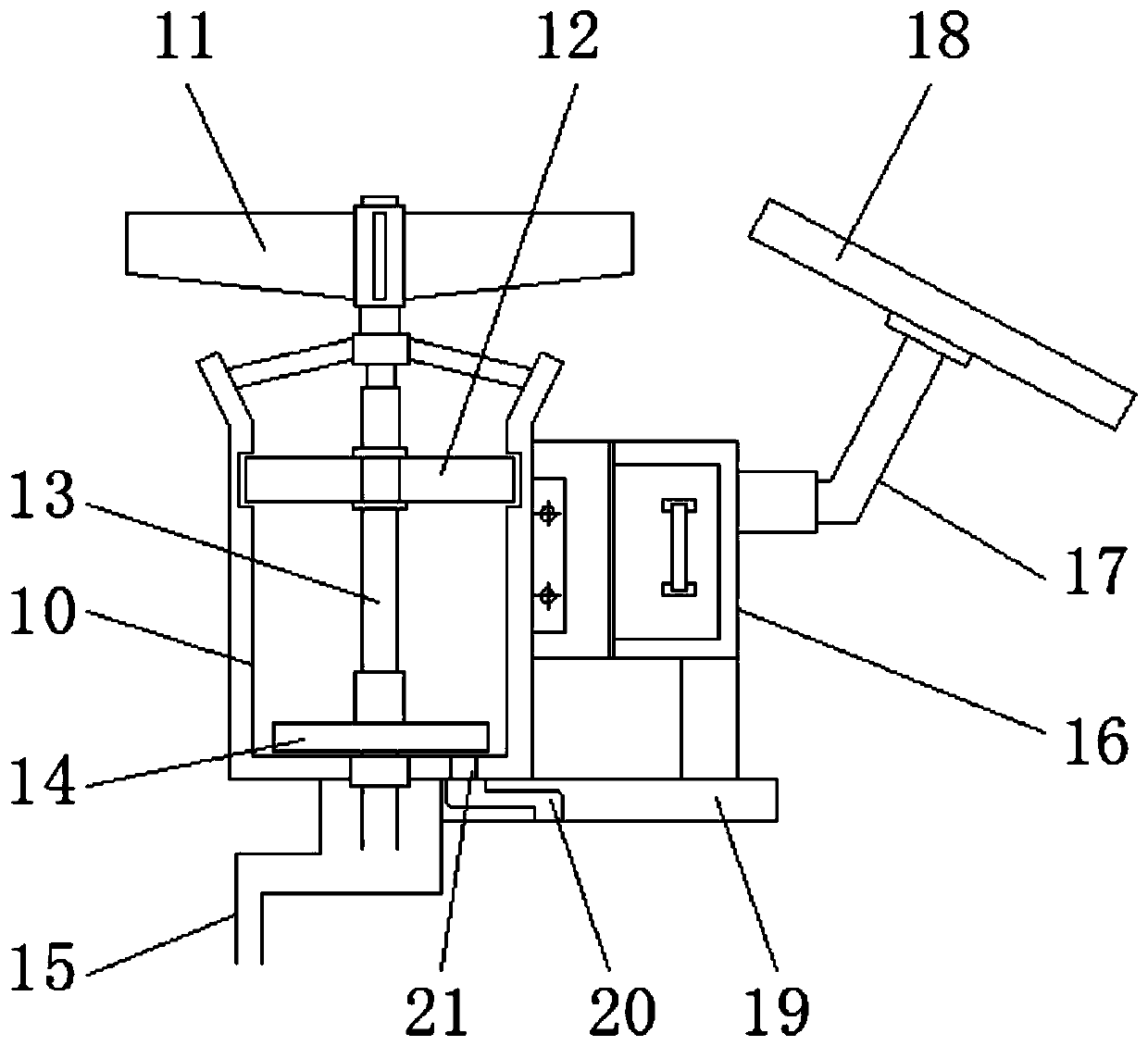 Street lamp with rainwater interception cleaning function