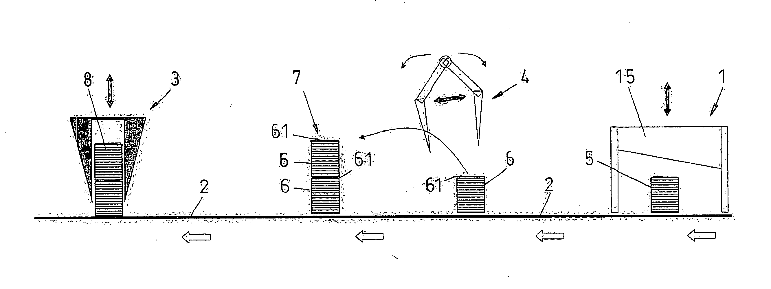 Method for forming shaped label stacks