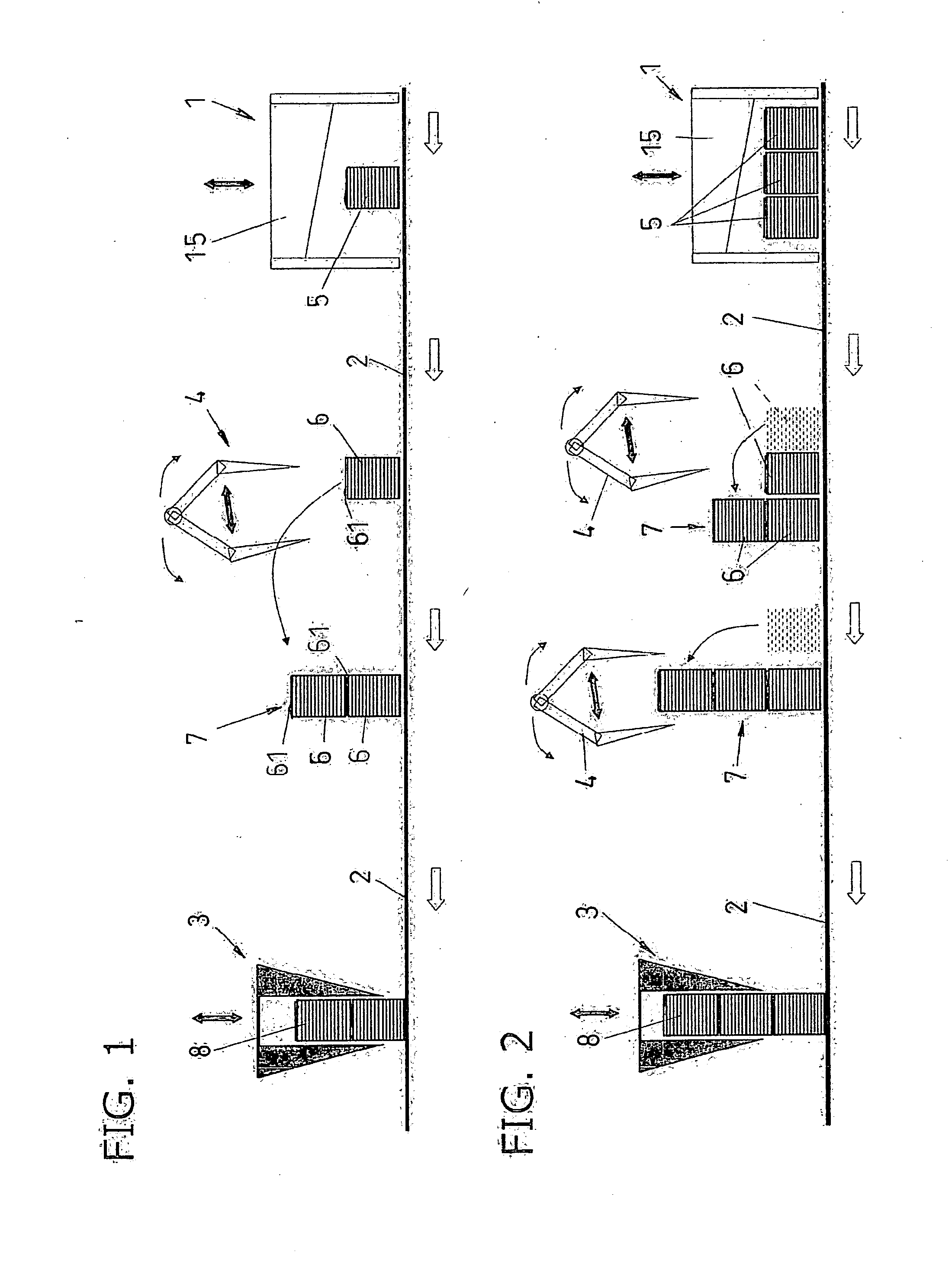 Method for forming shaped label stacks