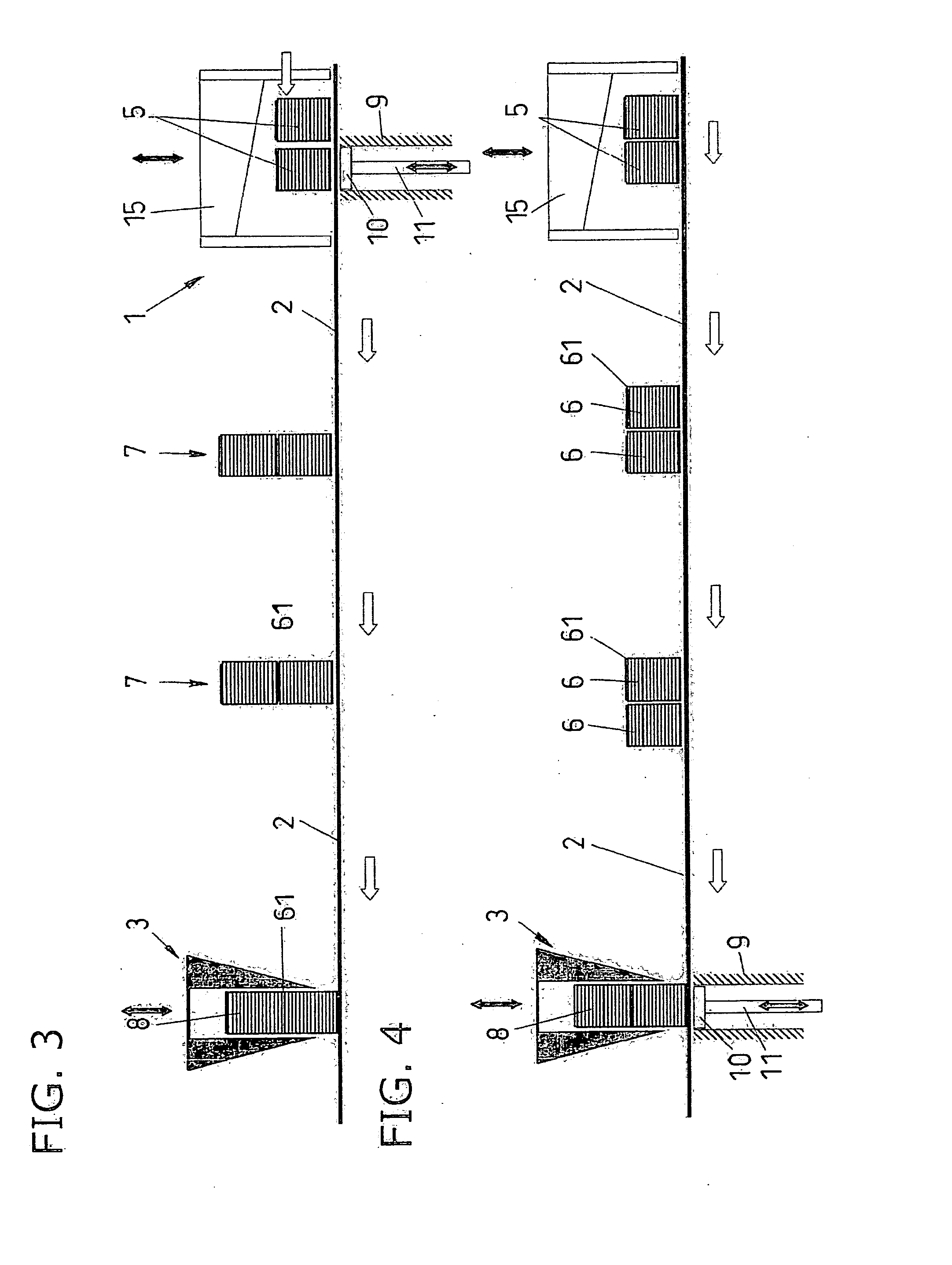 Method for forming shaped label stacks