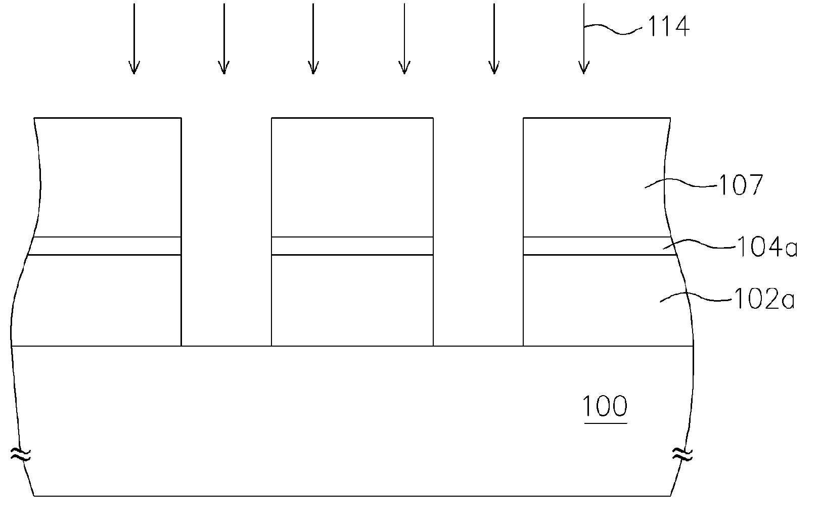 Etching process and patterning process