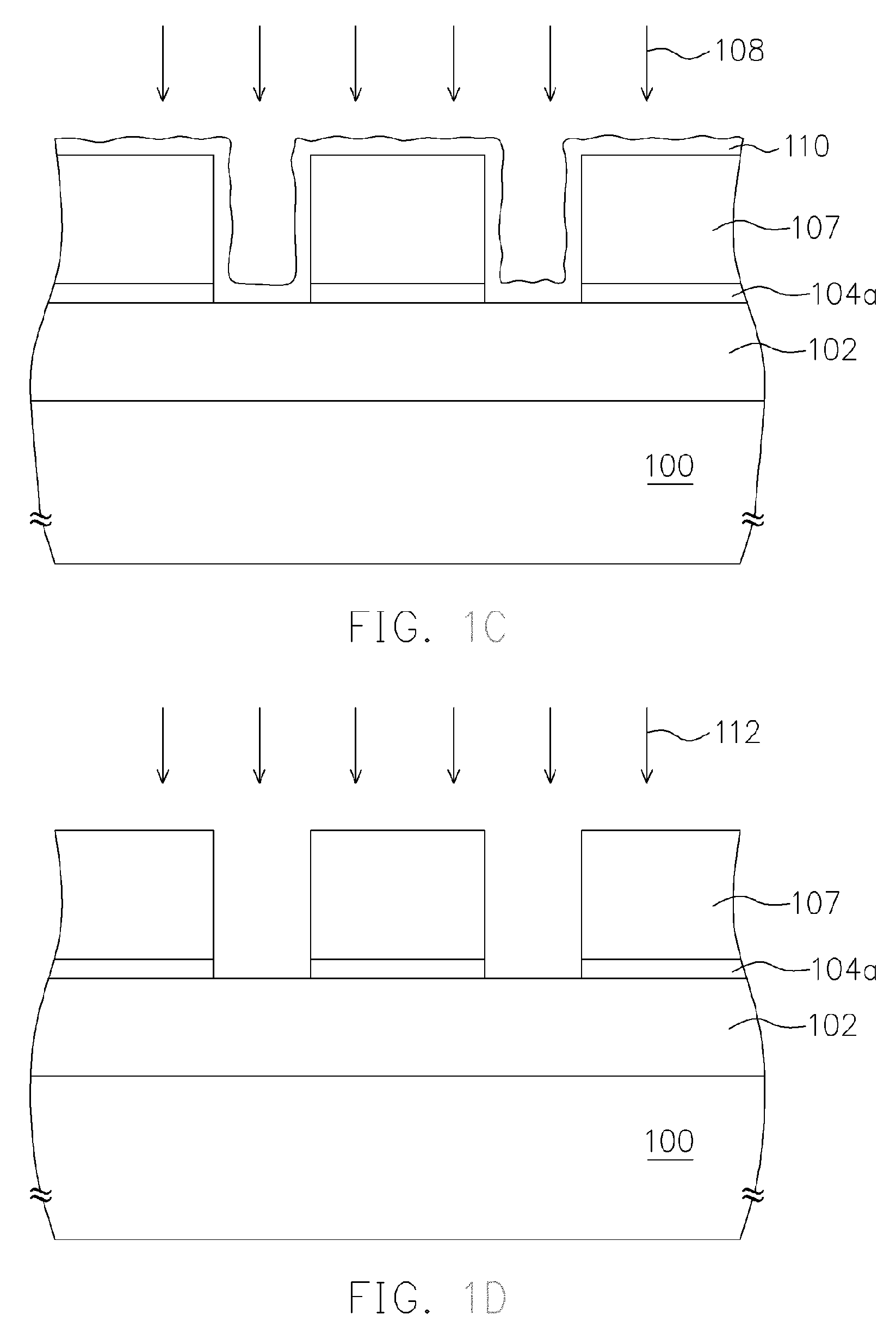 Etching process and patterning process