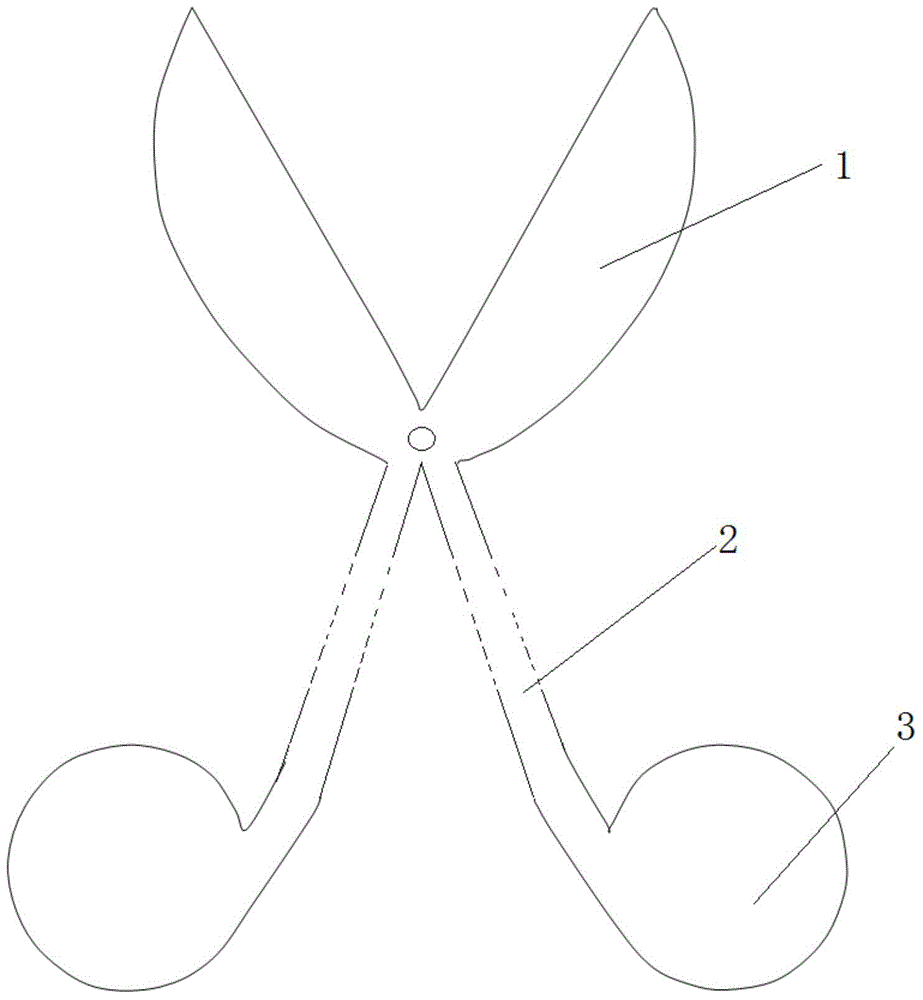 Foldable scissors