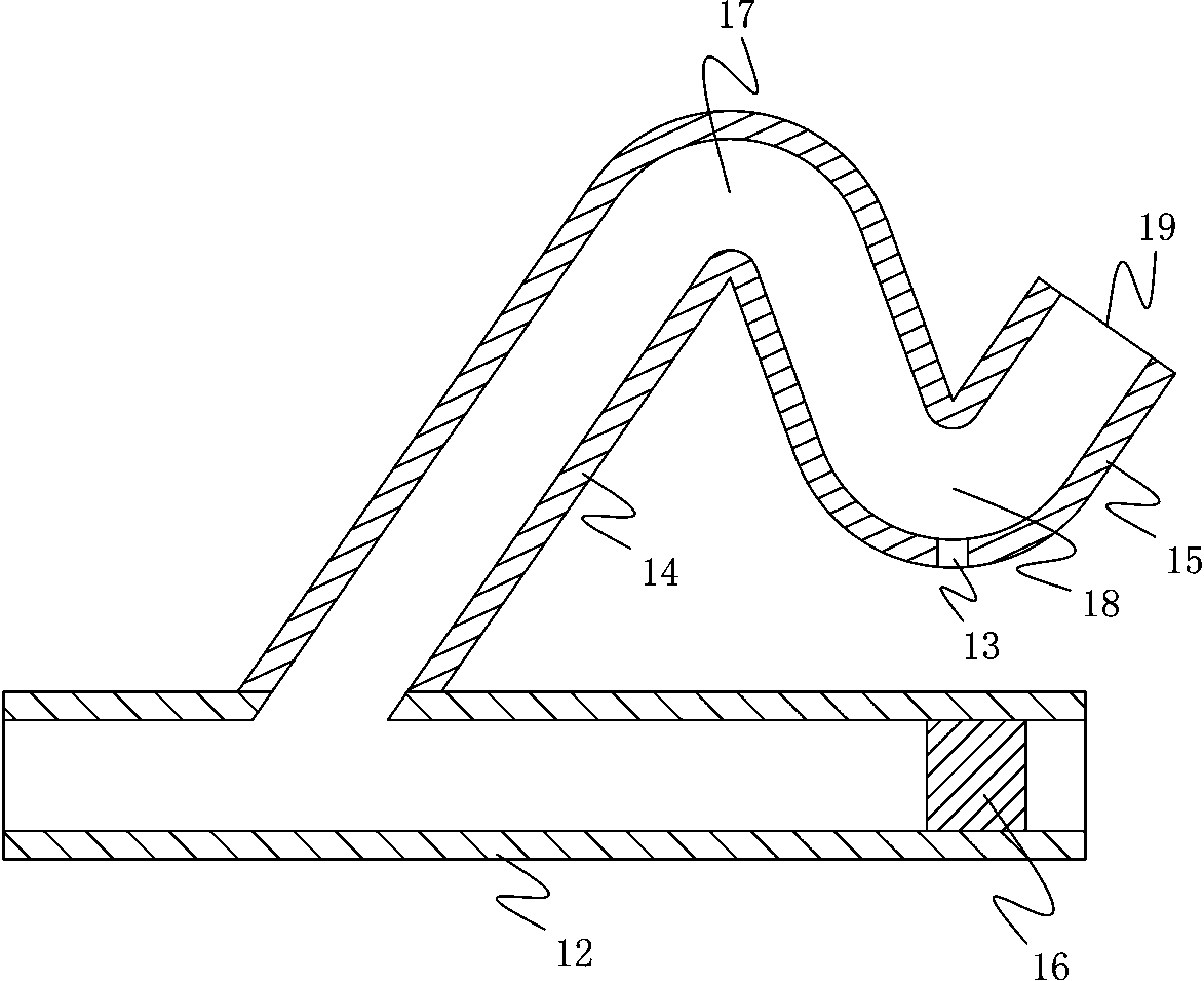 Air intake and exhaust pipe structure of automobile engine