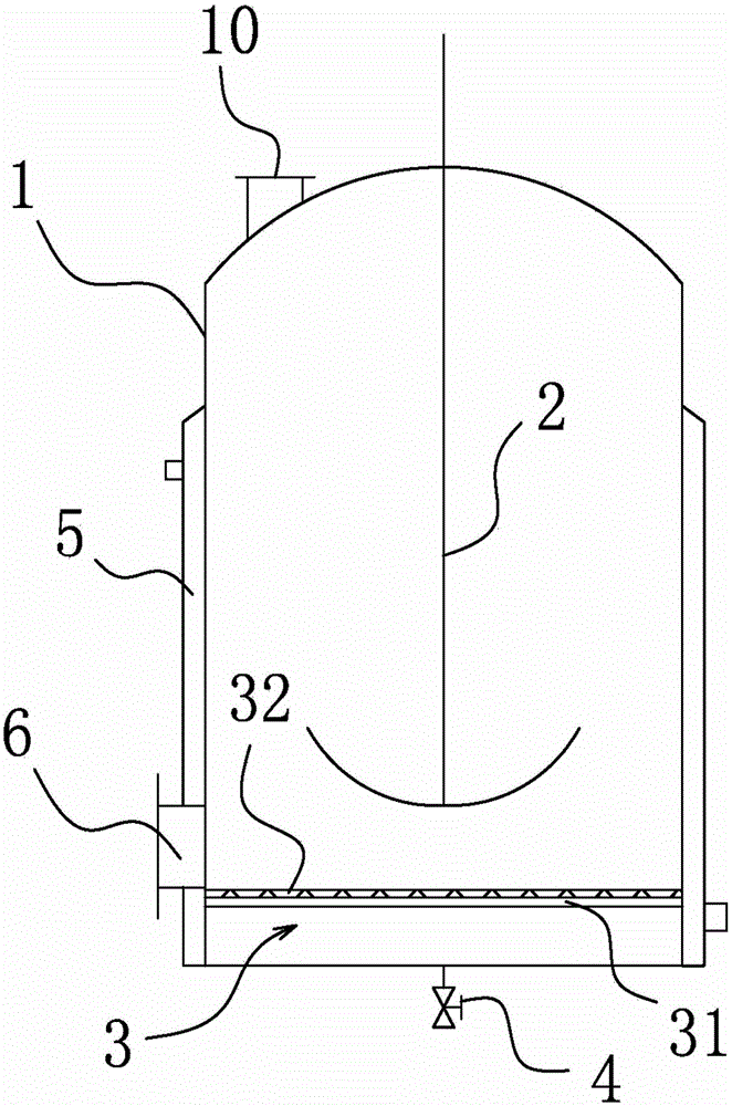 Special tank for discharging whey from cheese