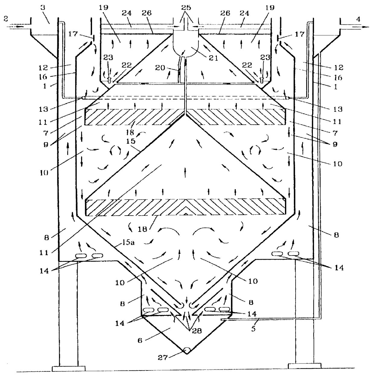 Method and apparatus for treating contaminated water