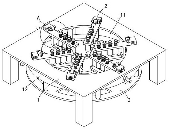 An optical glass processing fixture