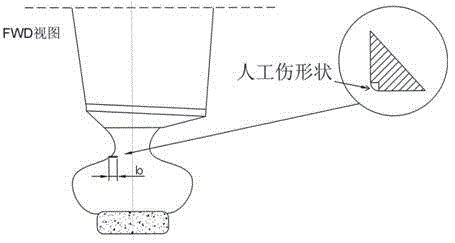 An in-situ ultrasonic testing method for engine blades