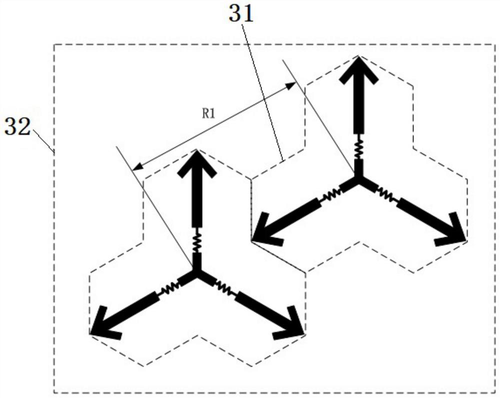 A double-pass band wave-transparent structure with wave-absorbing function